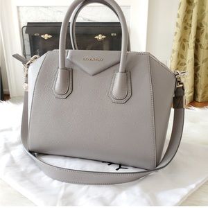 Authentic Givenchy Antigona Bag Small Pearl Grey Pristine Condition